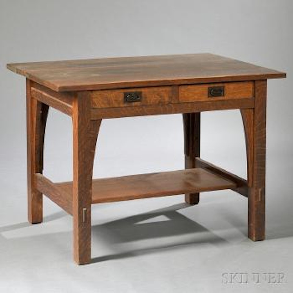 Library Table by Gustav Stickley