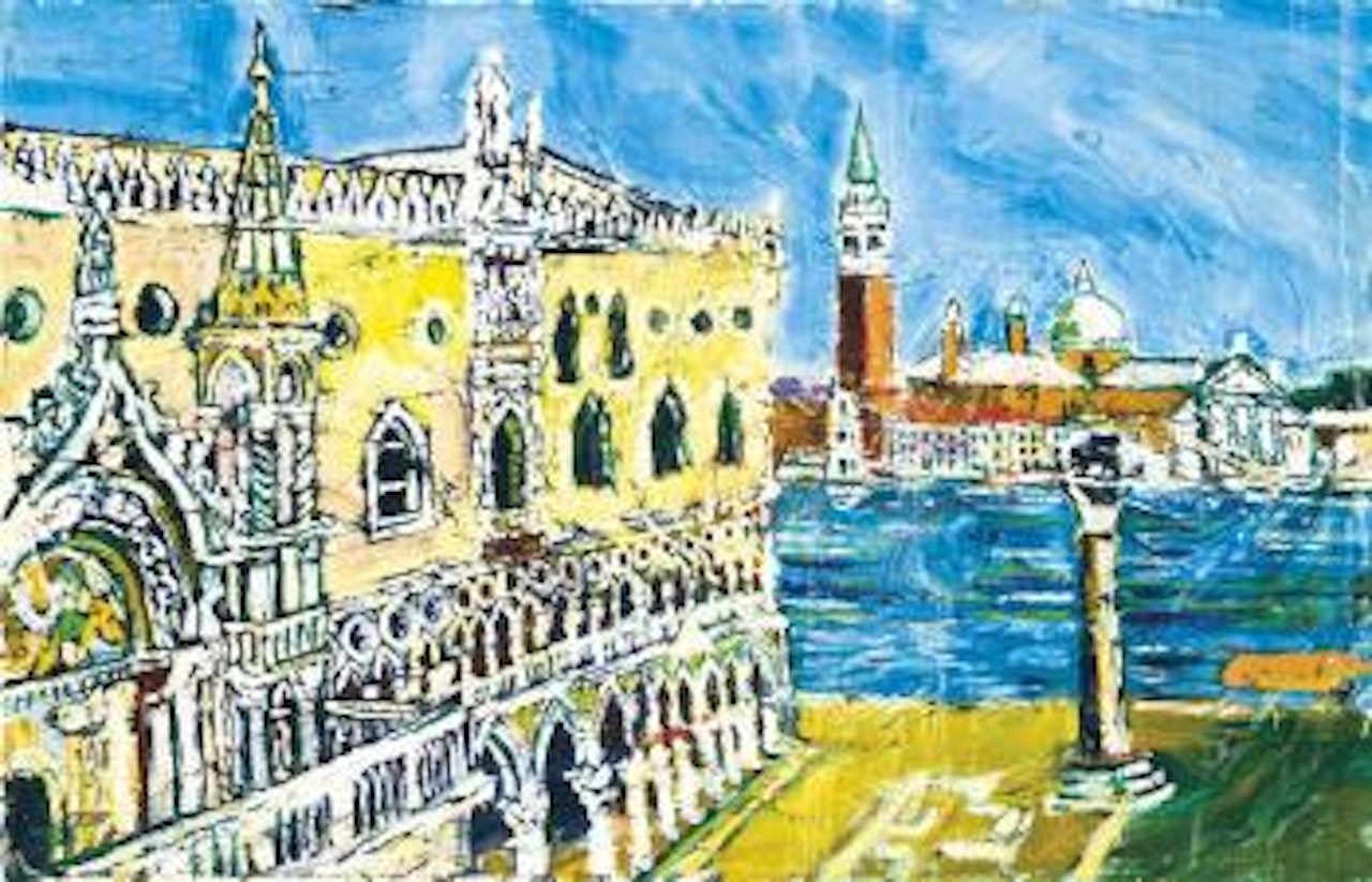 The Doge's Palace, Venice by John Bratby