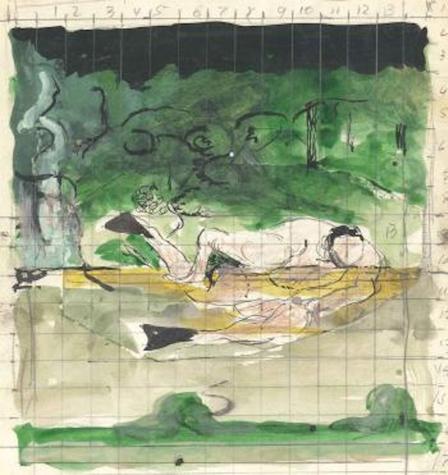 The Swimmer (Study) by Graham Sutherland