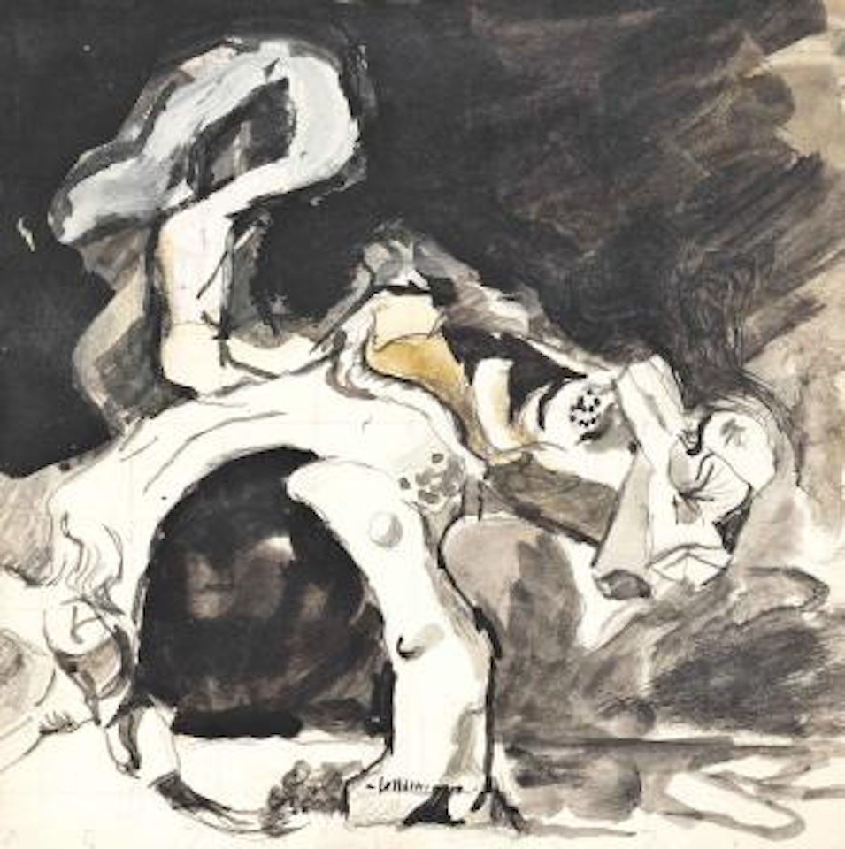 Tree Form in Estuary (Study) by Graham Sutherland
