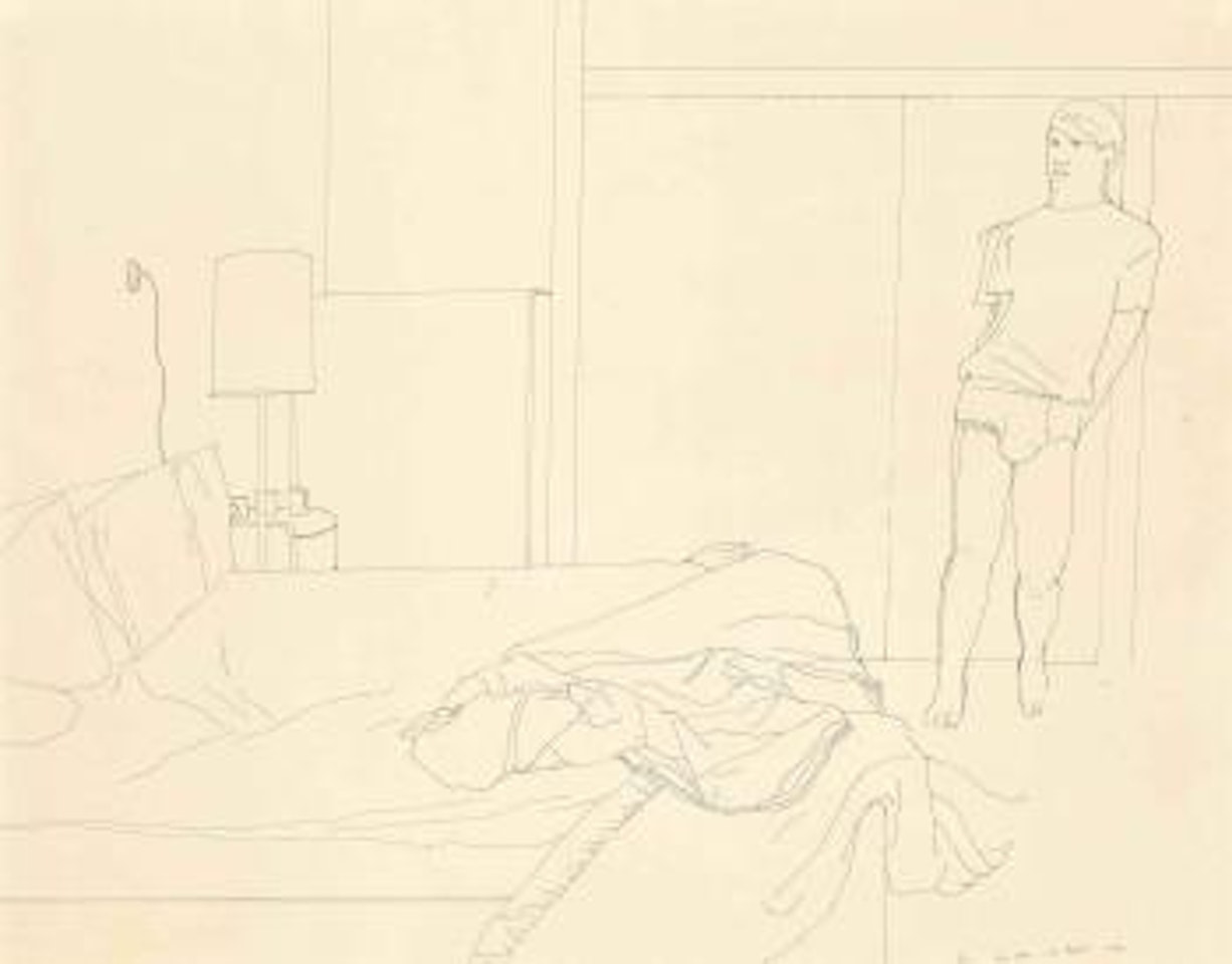 Pico Blvd, Los Angeles by David Hockney