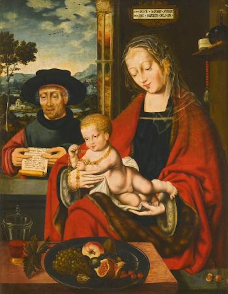 The Holy Family by Joos van Cleve