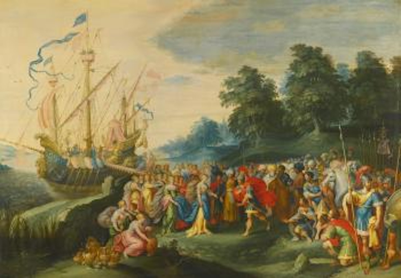 Anthony and Cleopatra by Flemish School