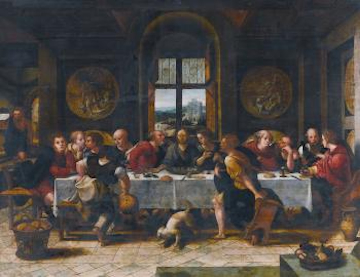The Last Supper by Attributed to Pieter Coecke van Aelst I
