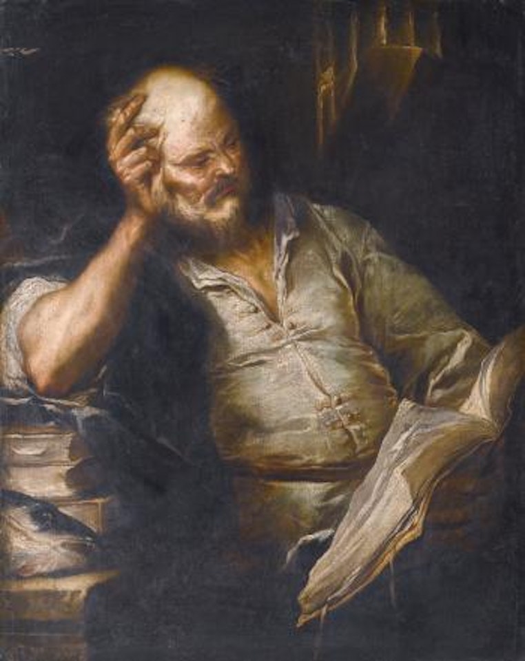 A Philosopher by Circle of Luca Giordano