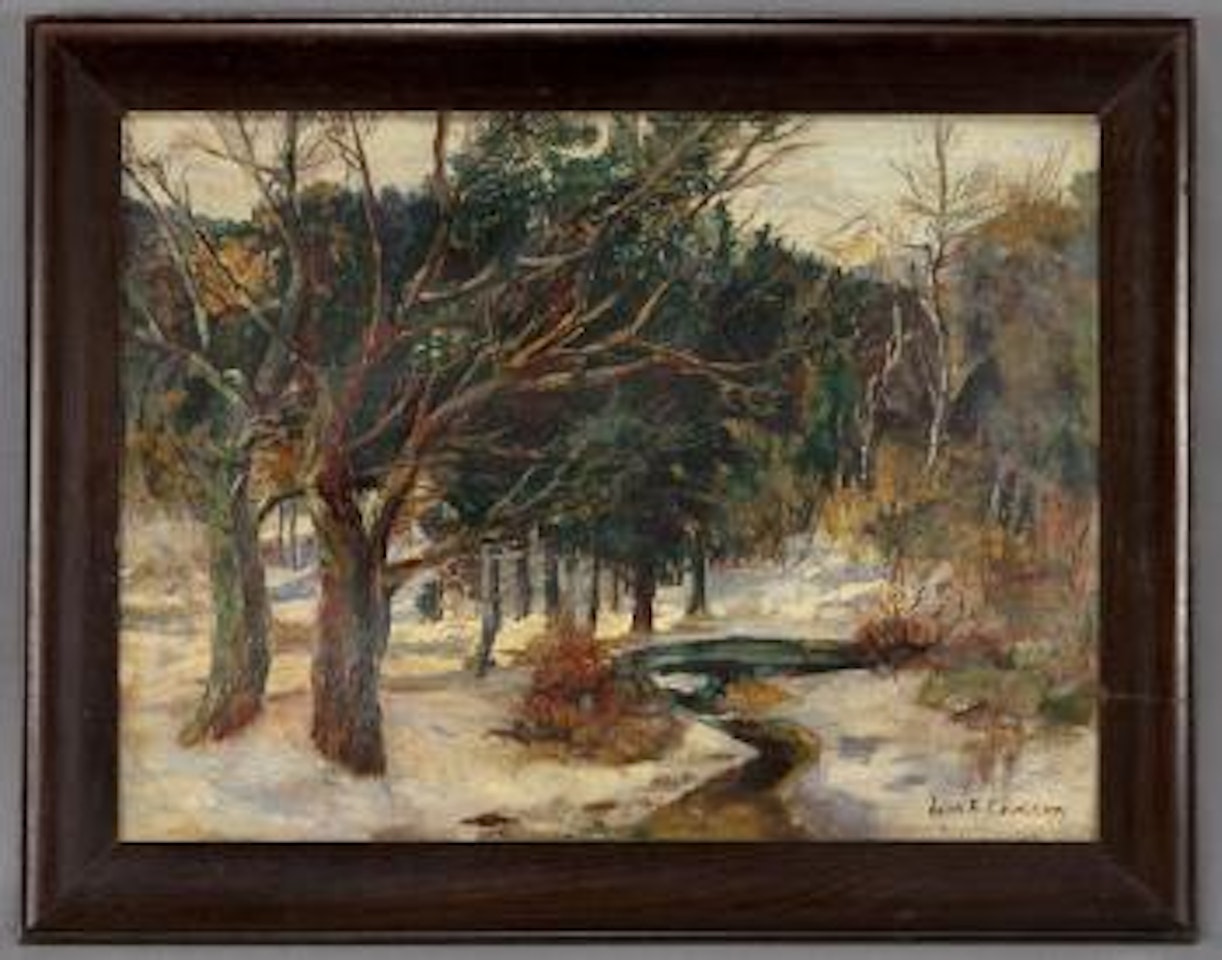 Winter Stream by John Fabian Carlson