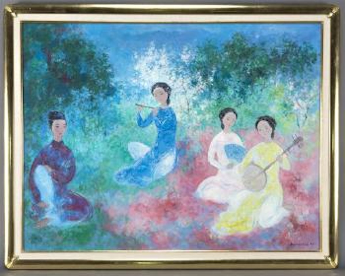Les Musiciennes by Vu Cao Dam