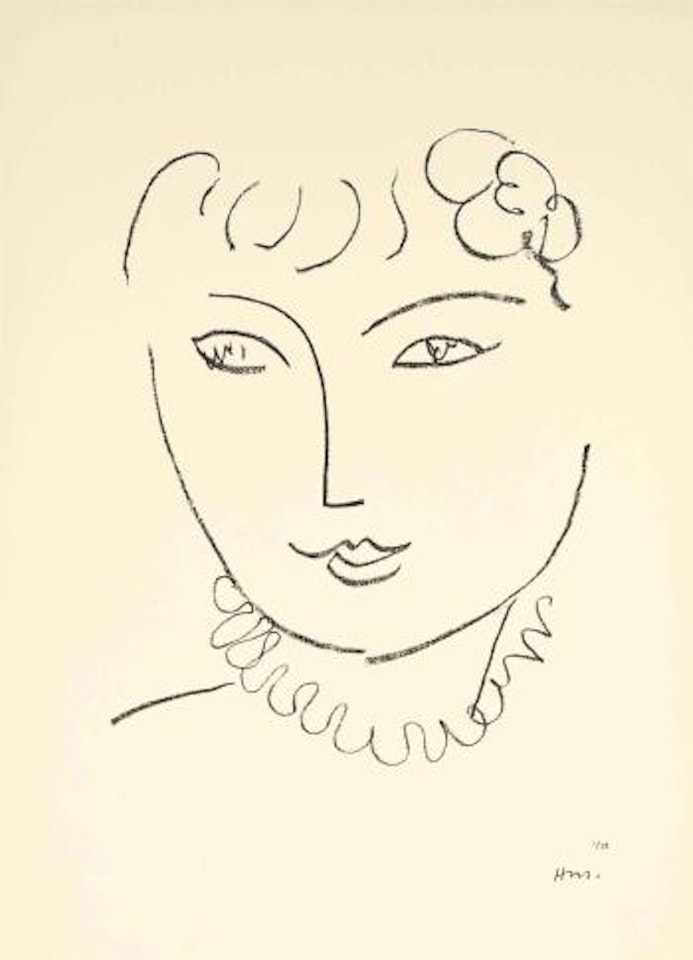 La Pompadour: one print by Henri Matisse