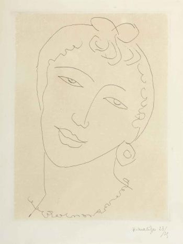 Martiniquaise: one print by Henri Matisse