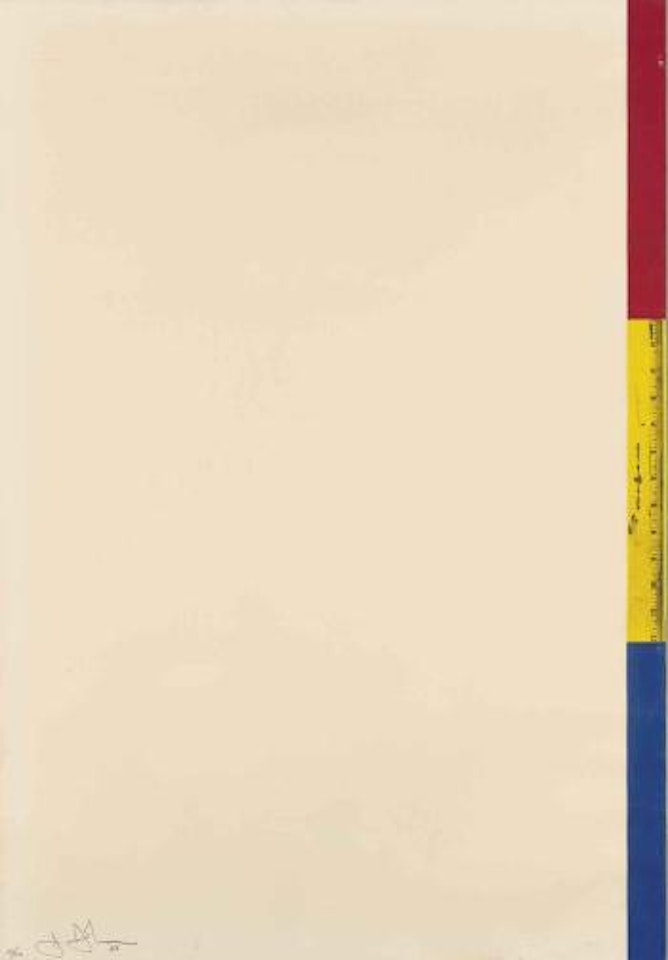 Untitled (Ruler) by Jasper Johns