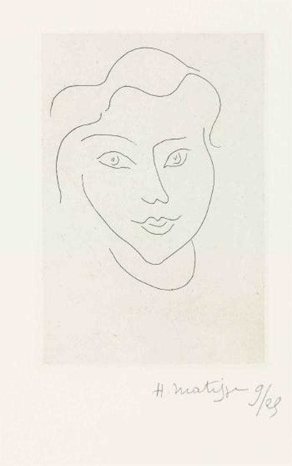 Jeune femme au regard lumieux by Henri Matisse