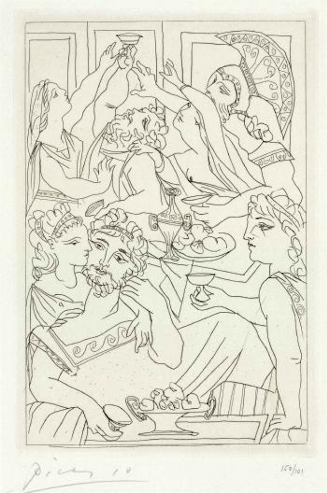 Le Festin, from Lysistrata by Pablo Picasso