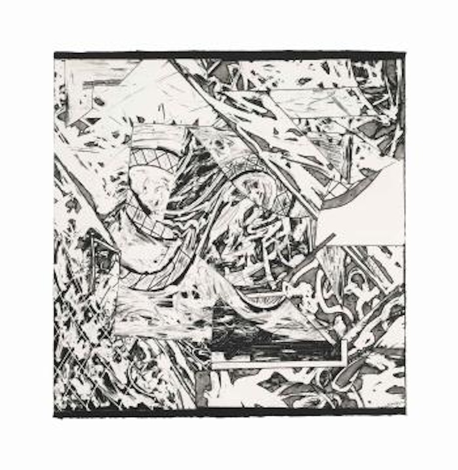 Swan Engraving V, from Swan Engravings by Frank Stella
