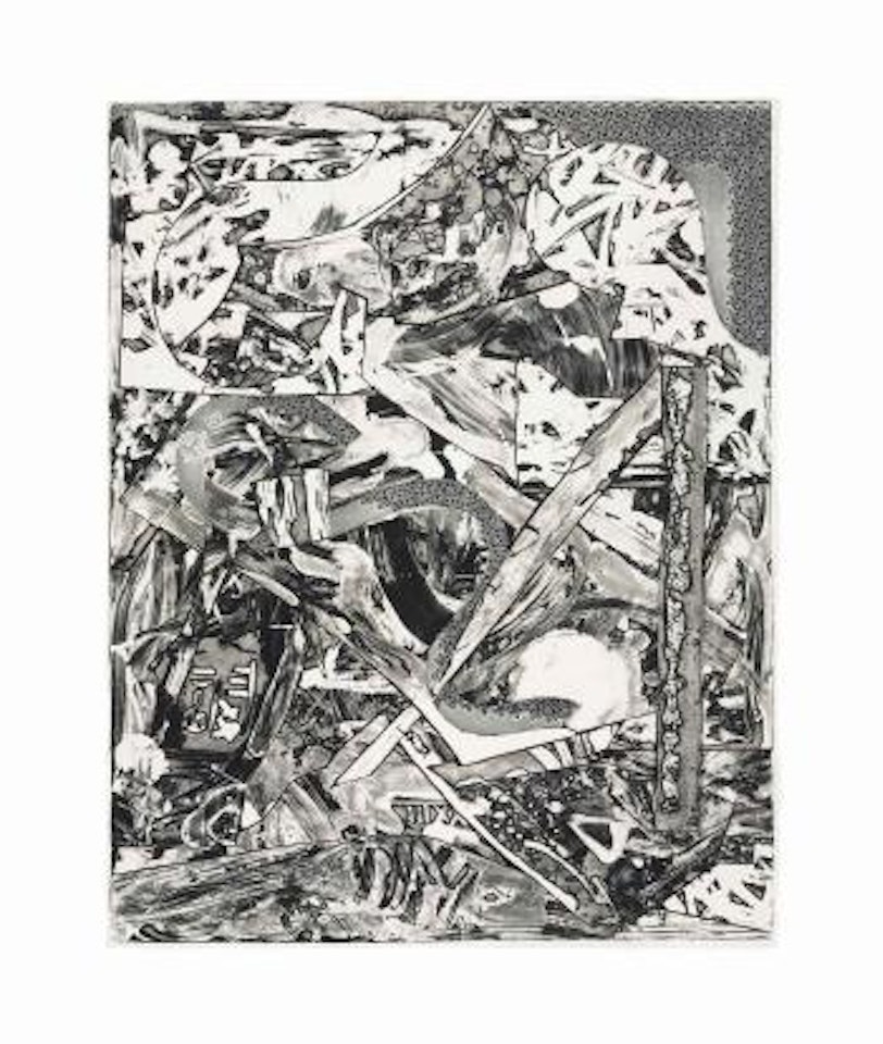 Swan Engraving IV, from Swan Engravings by Frank Stella