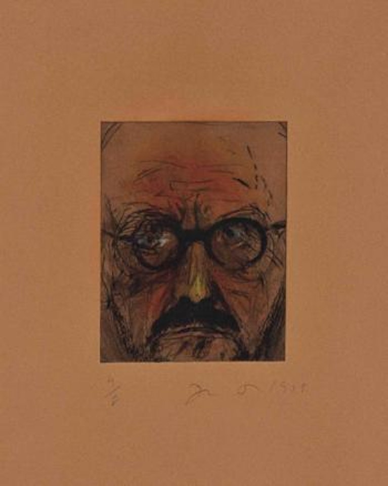 Me in Horn-Rimmed Glasses by Jim Dine