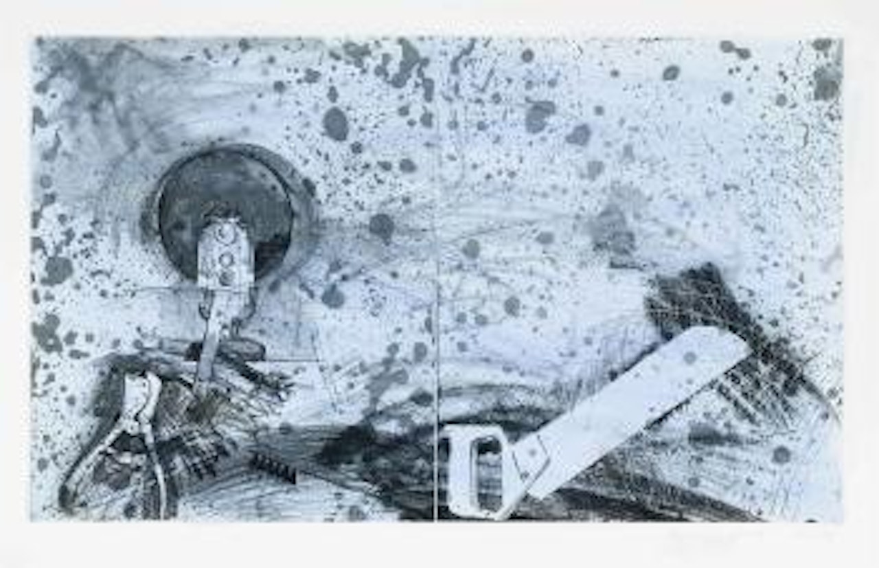 The New French Tools 5 - Boulevard Victor, Blue Sky by Jim Dine