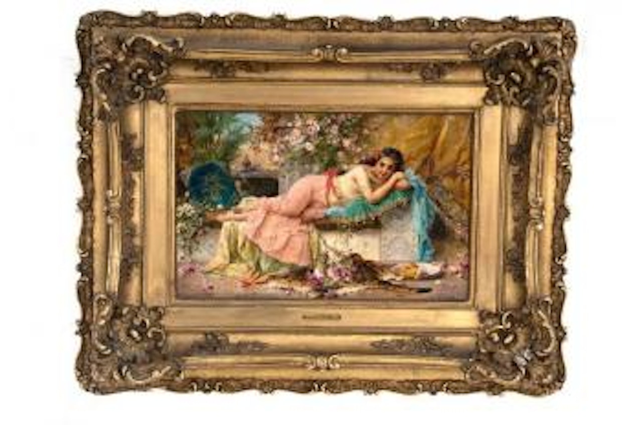 Odalisque by Hans Zatzka