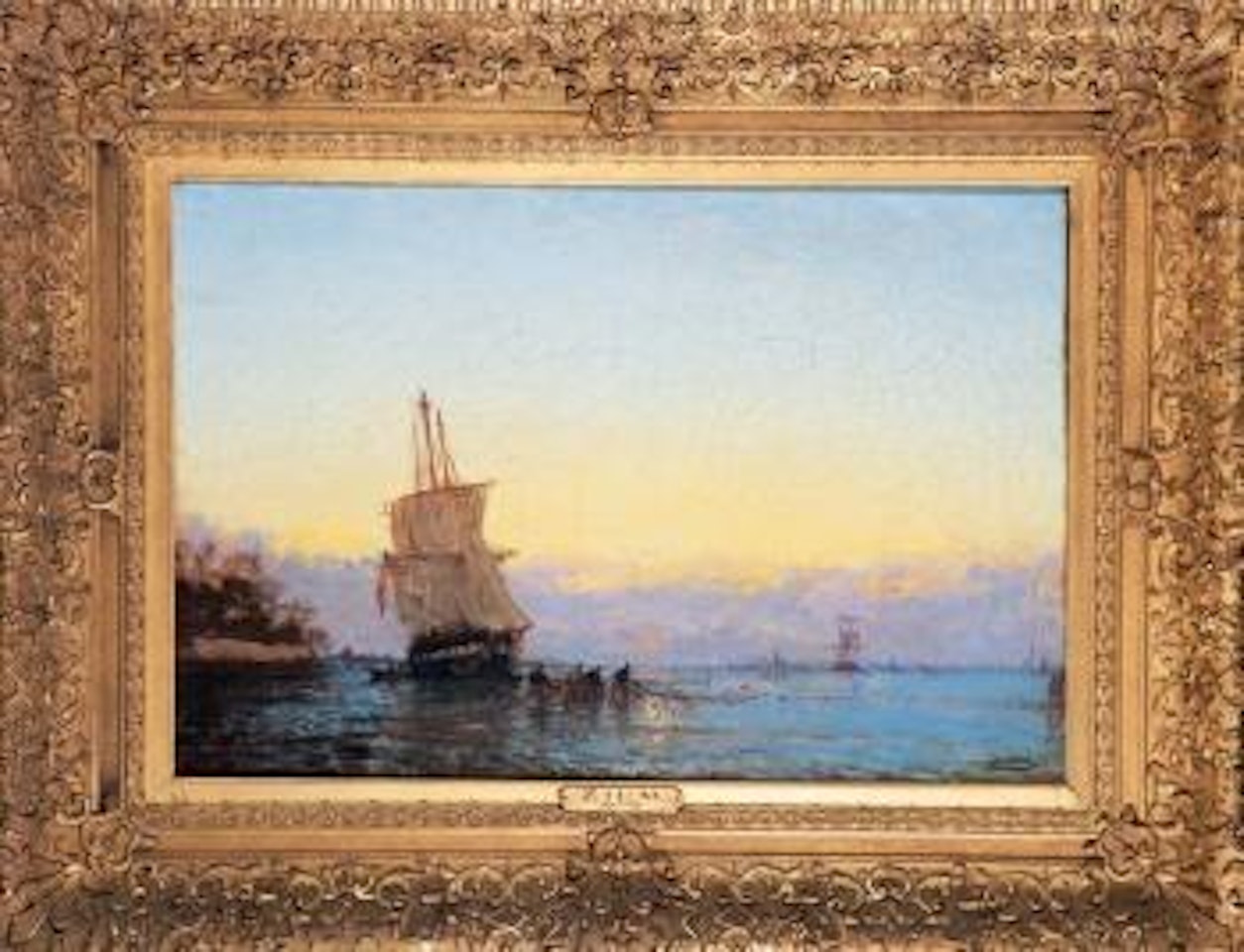 Pêcheurs dans l'Adriatique by Félix Ziem