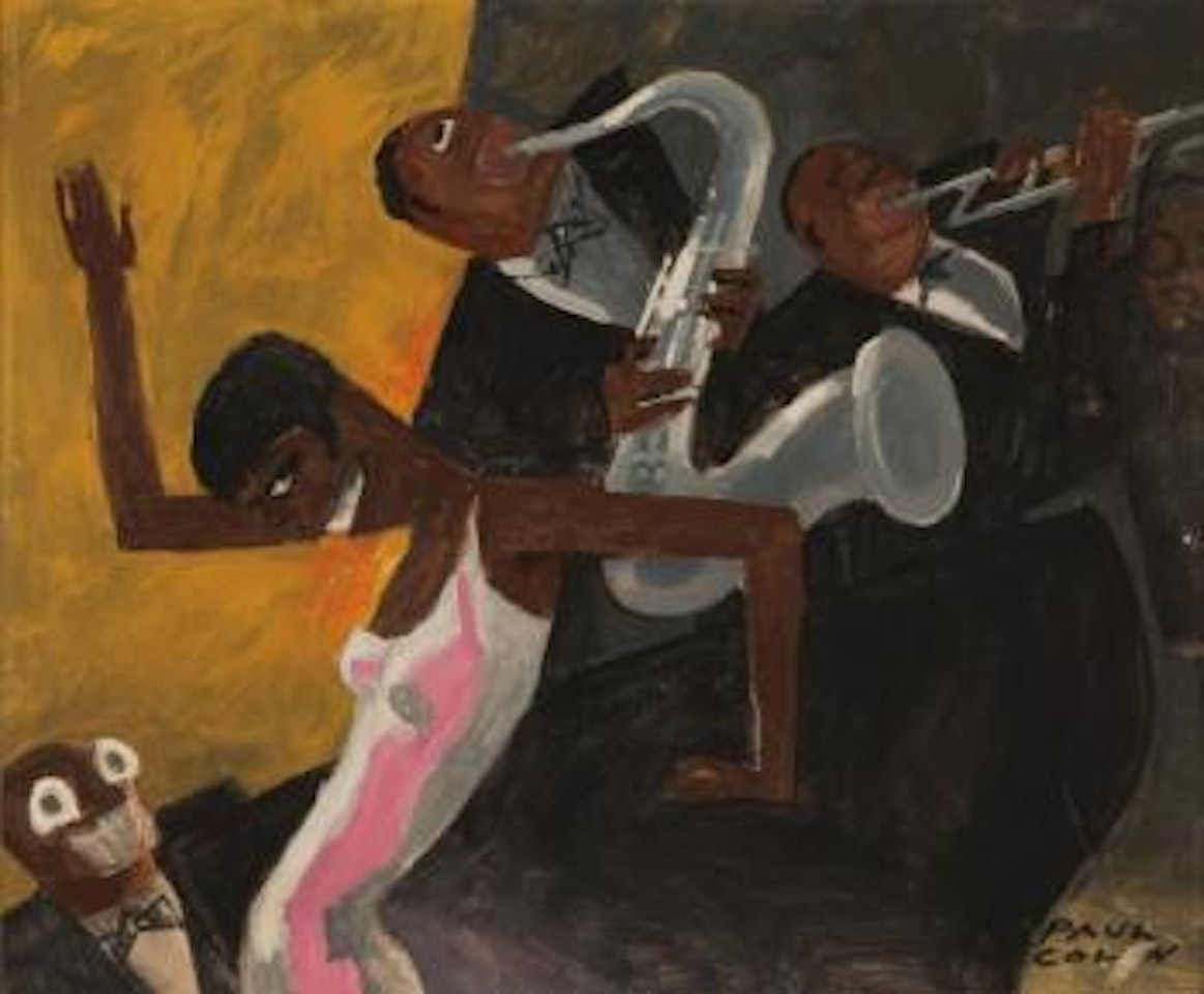 Joséphine at the Revue Nègre by Paul Colin