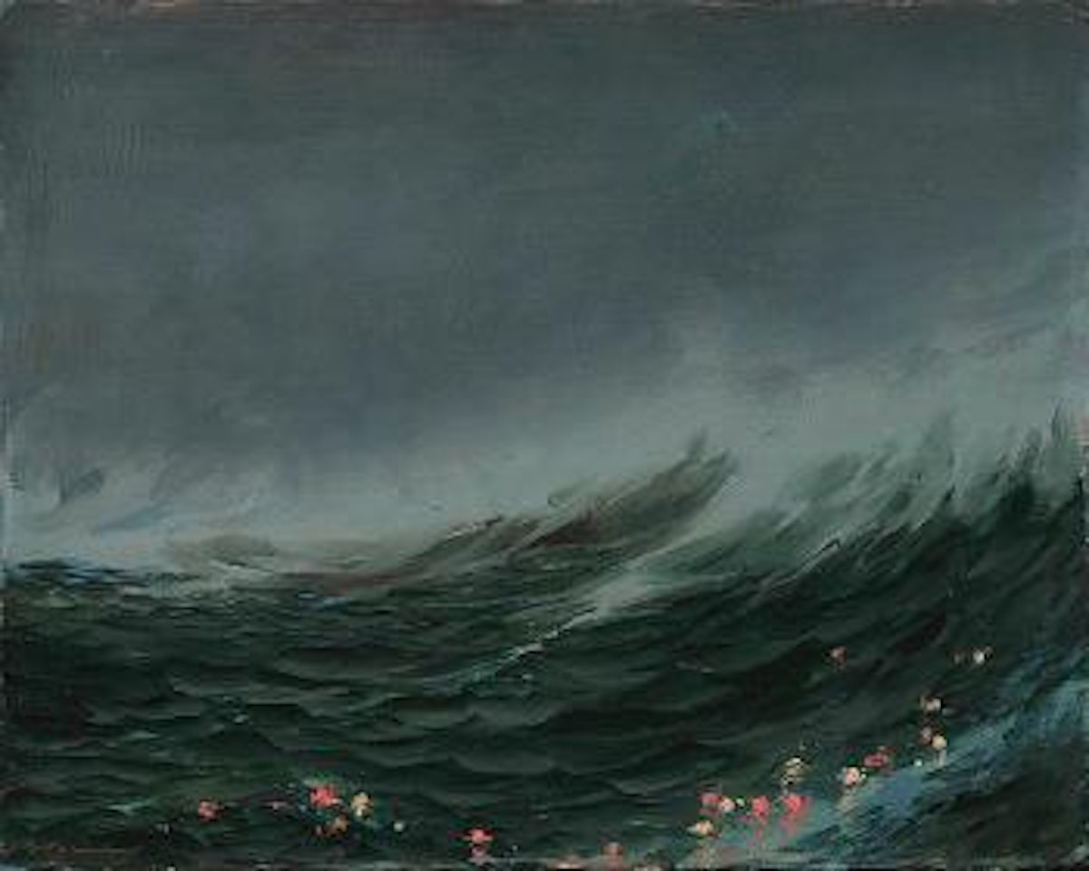Wave and Garland II by Tim Storrier