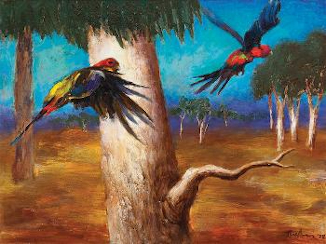 Birds in Flight by Albert Tucker