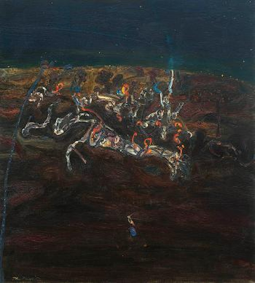 Fire in the Kimberley by John Olsen