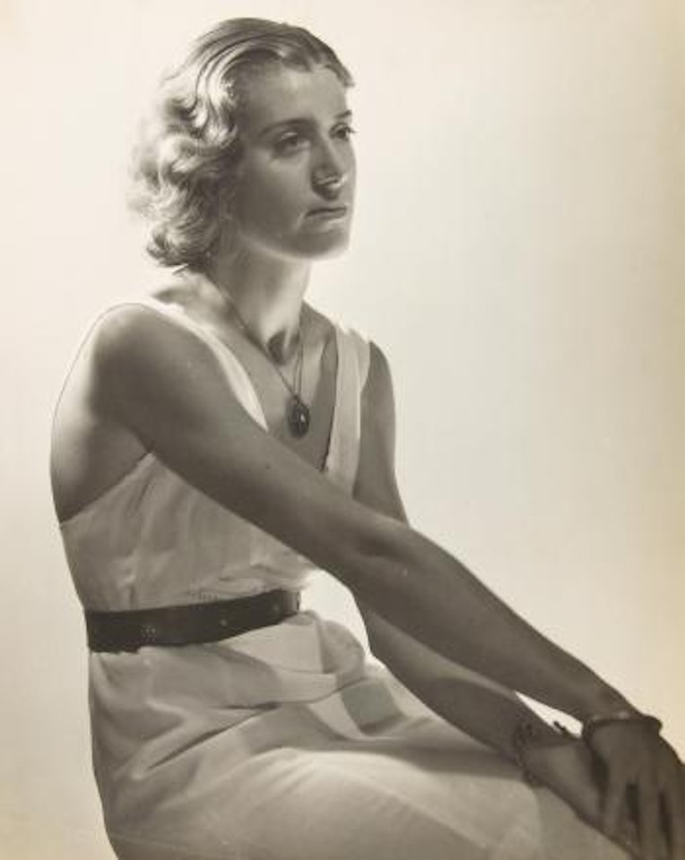 Portrait d'Assia assise de trois quarts, Paris by Dora Maar
