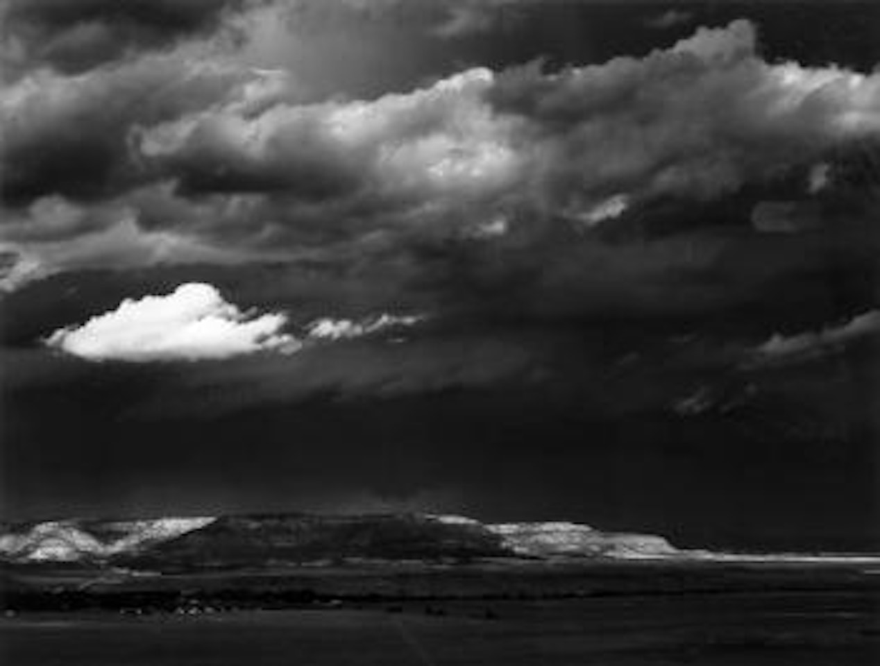 Thunderstorm, Chama Valley, New Mexico by Ansel Adams