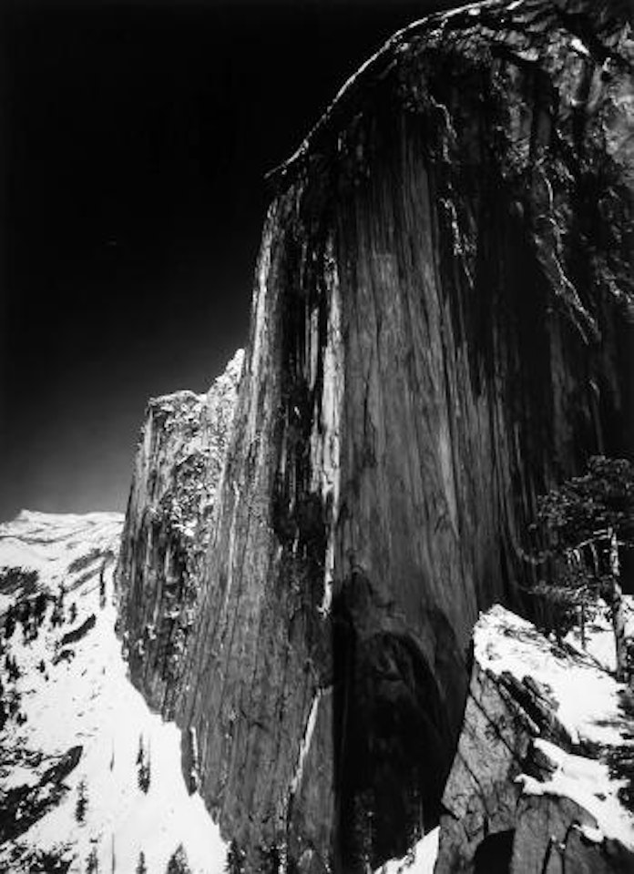 Monolith, the face of half dome, Yosemite Valley, California by Ansel Adams