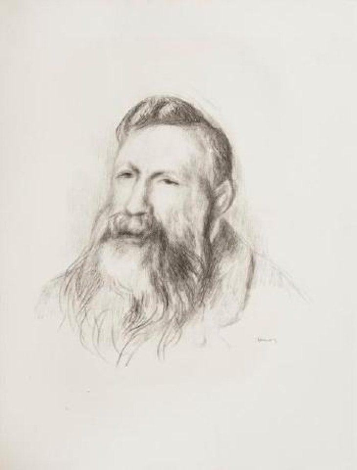 Auguste Rodin by Pierre-Auguste Renoir