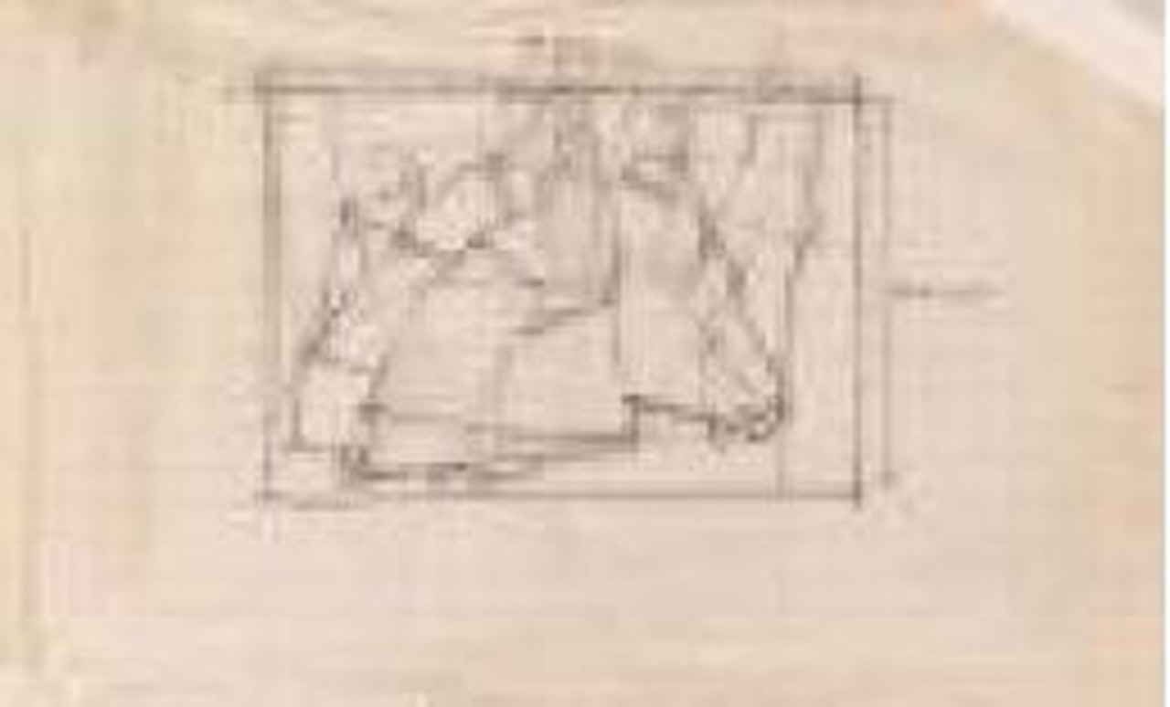 Skizze (Mönche) sowie 'Das Egon Schiele Buch' by Egon Schiele