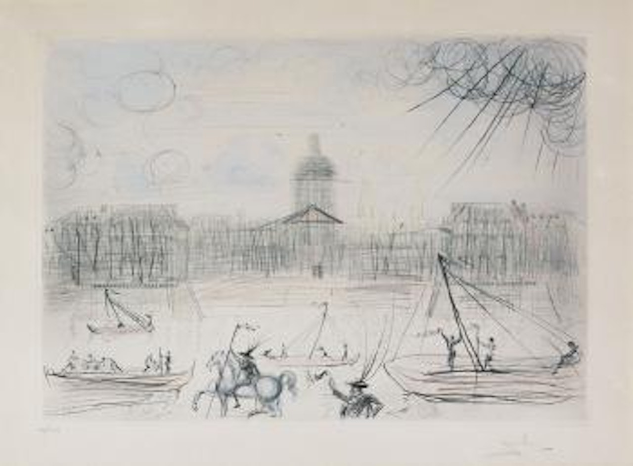 Institut de l'Academie Francaise by Salvador Dali