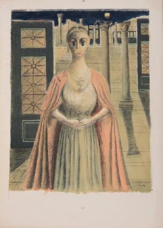 L'impératrice by Paul Delvaux
