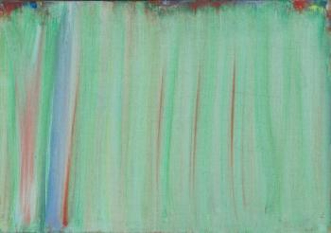 Petit jardin, Cachan (raies vertes) by Olivier Debre