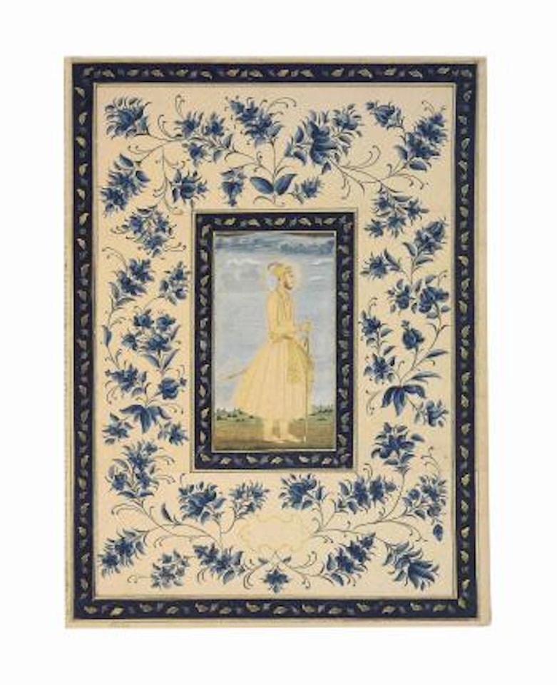 A Portrait of a Noble by North Indian School