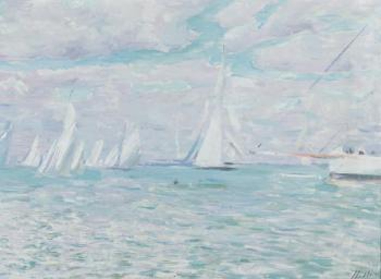 Cowes, les régates by Paul César Helleu