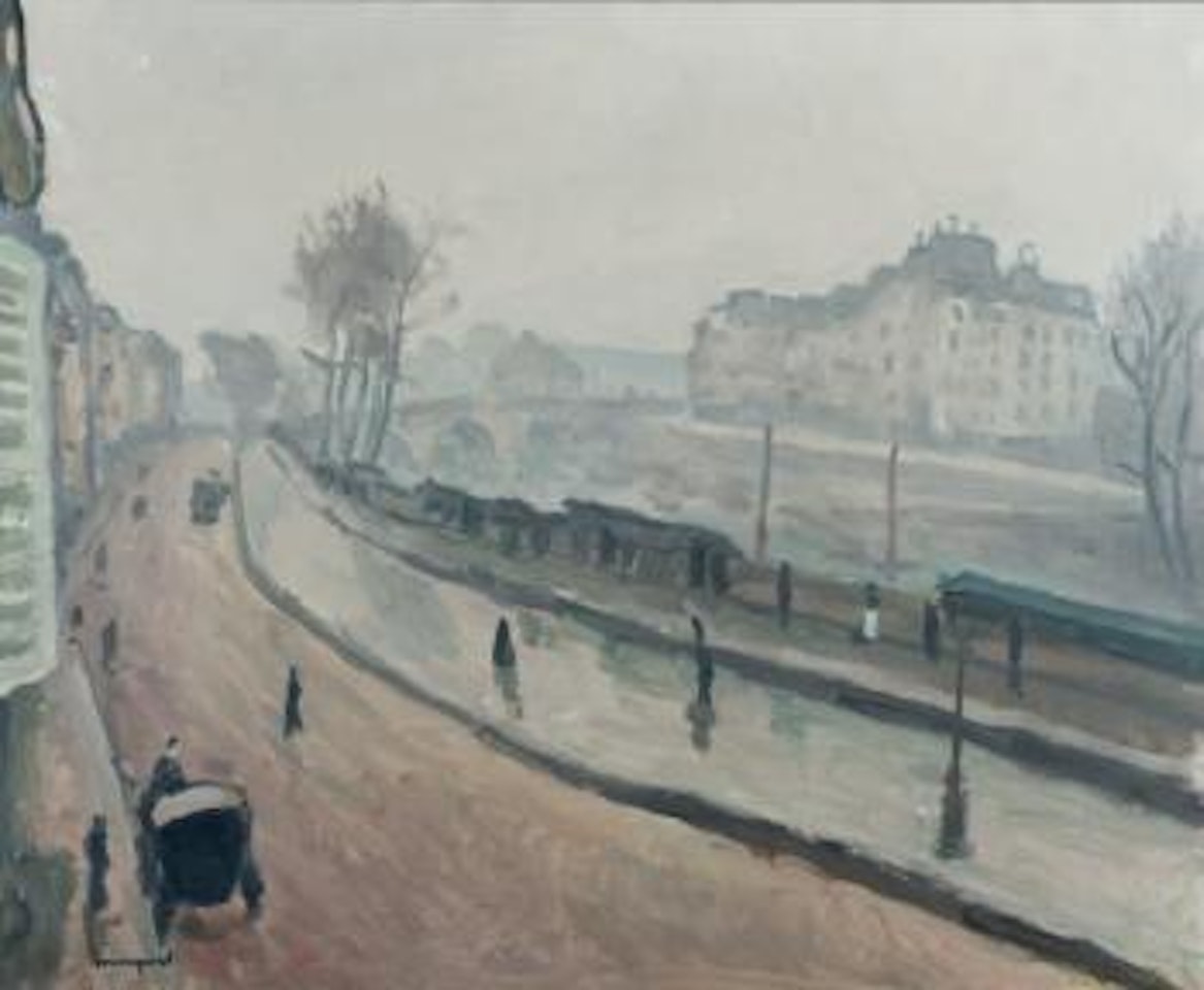 Paris, quais des Grands Augustins by Albert Marquet