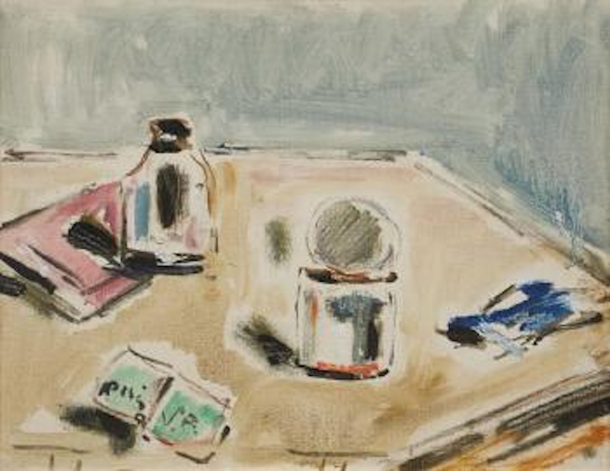 Nature morte à l'encrier by Filippo de Pisis