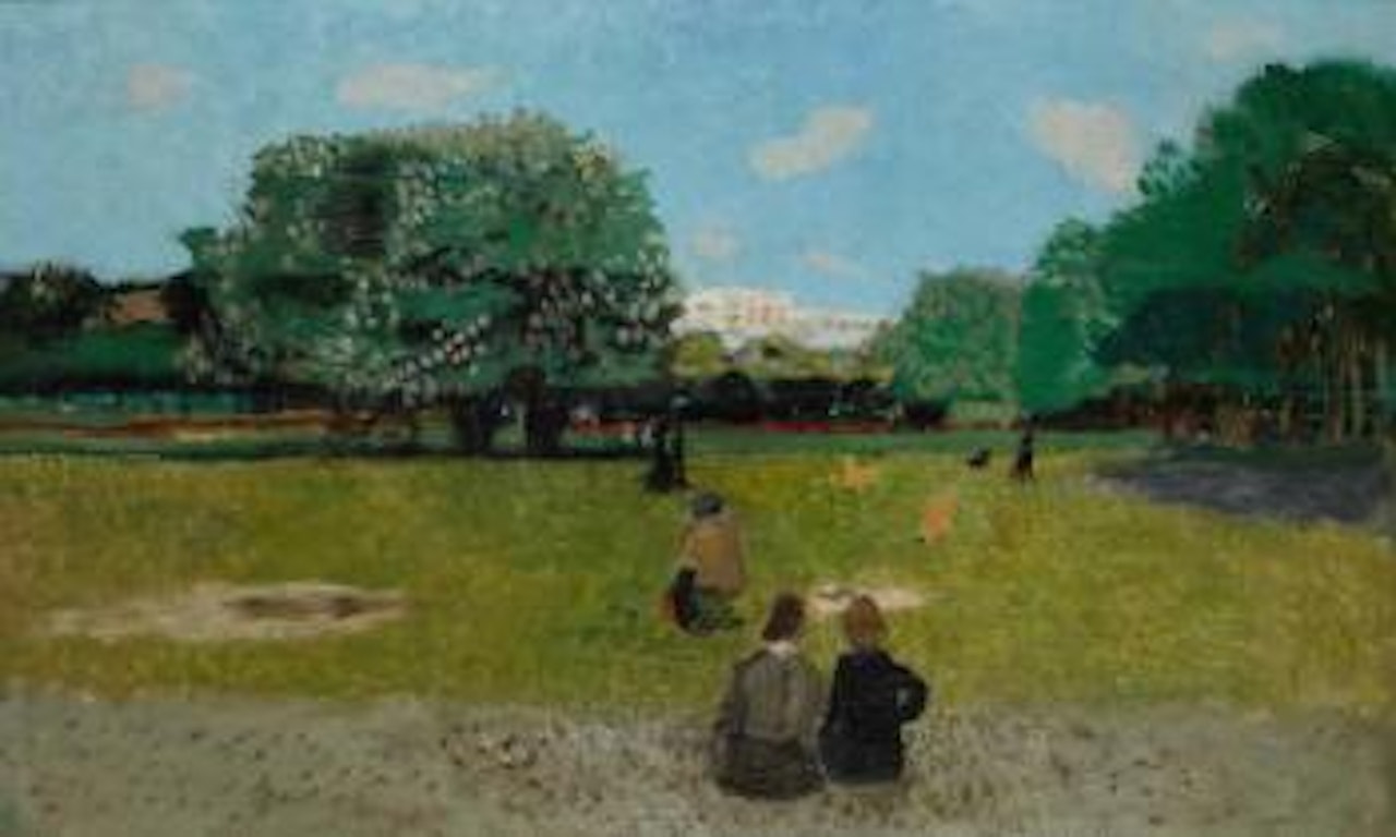 Au parc - Moment musical by Maurice Brianchon