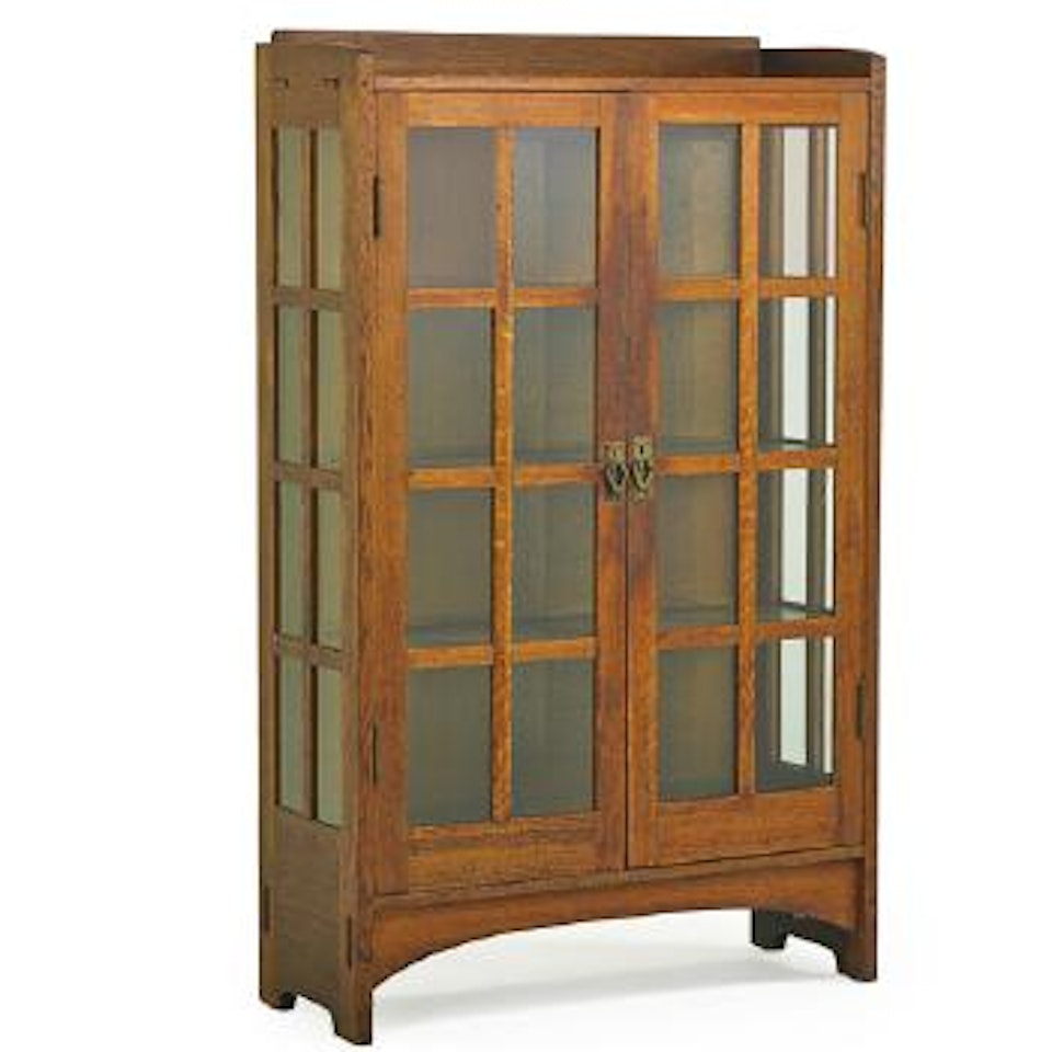 Double-door China Cabinet (No. 815) by Gustav Stickley