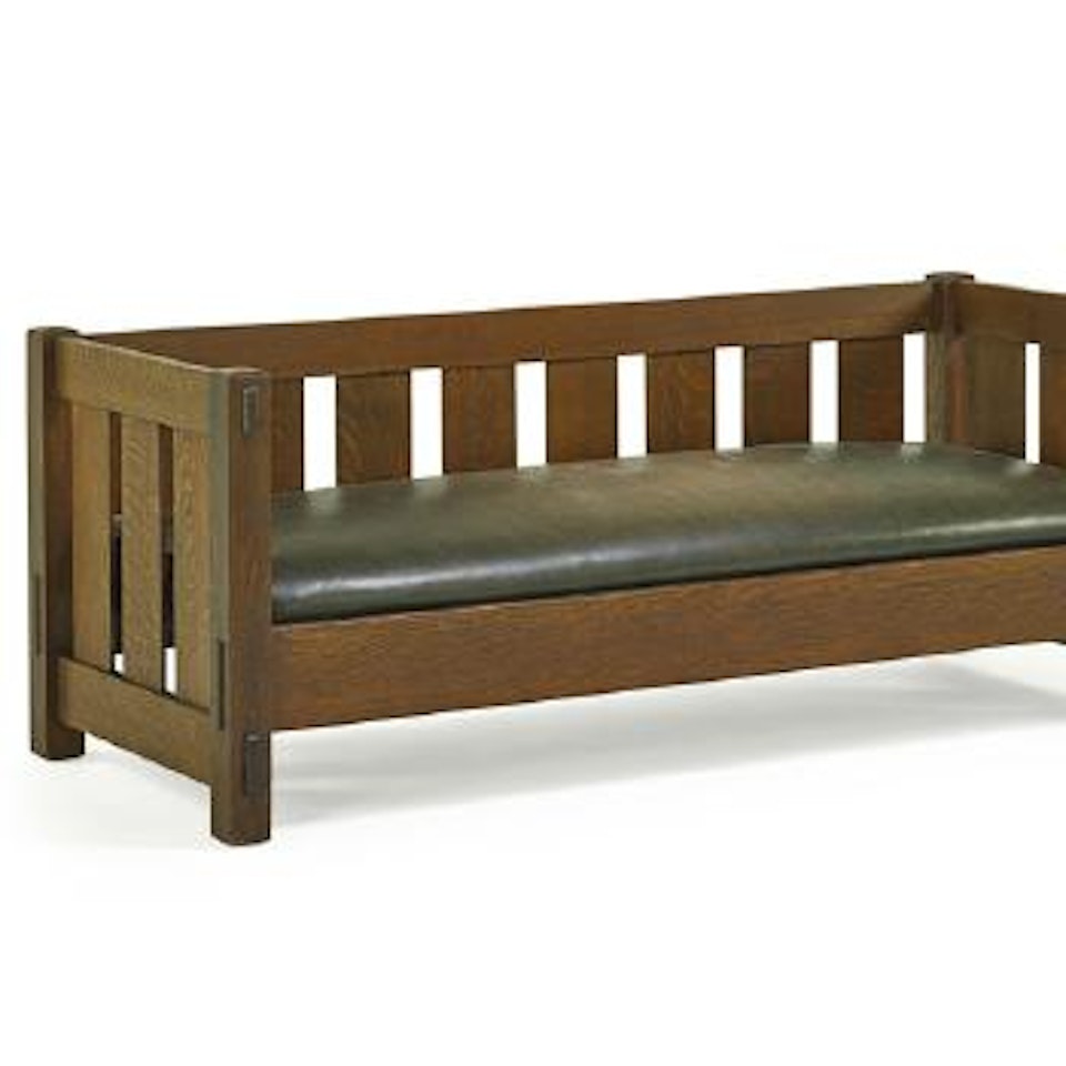 Settle (No. 208) by Gustav Stickley