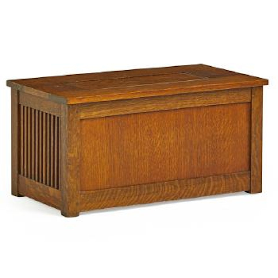 Spindled Shirtwaist Box by Gustav Stickley