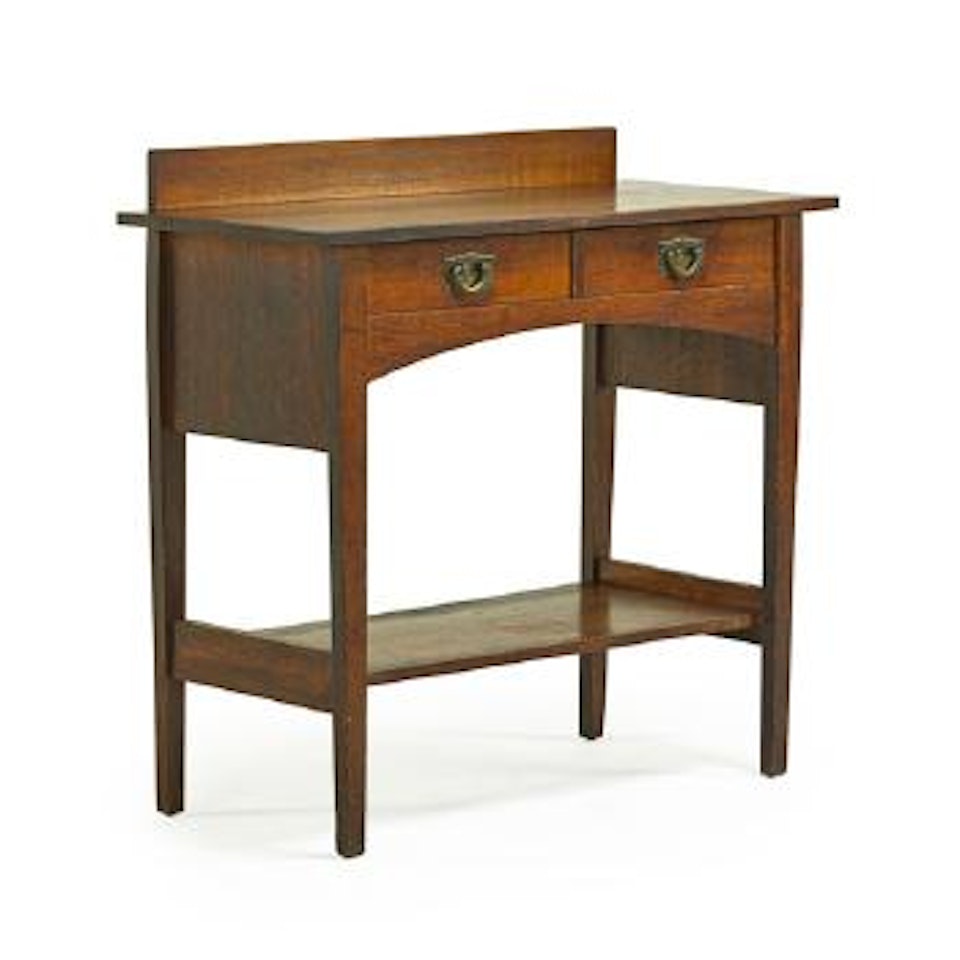 Two-drawer Server by Gustav Stickley