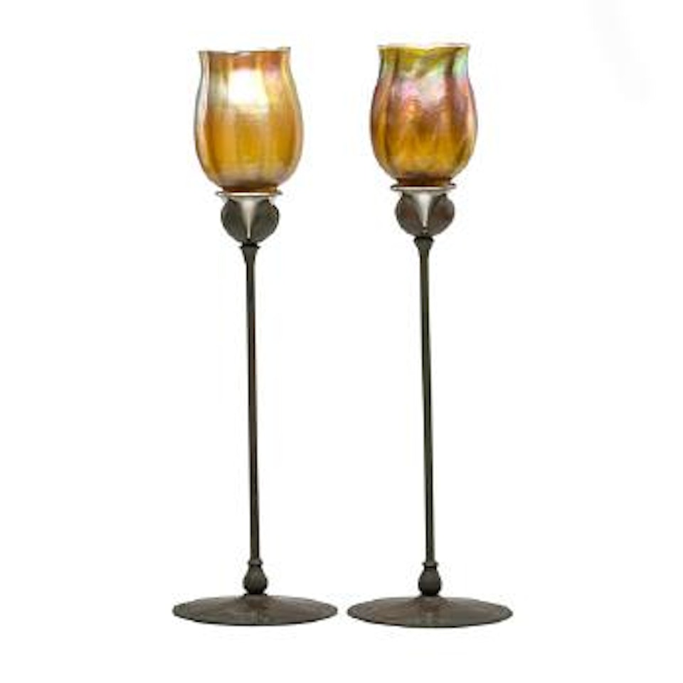 Candlesticks by Tiffany Studios