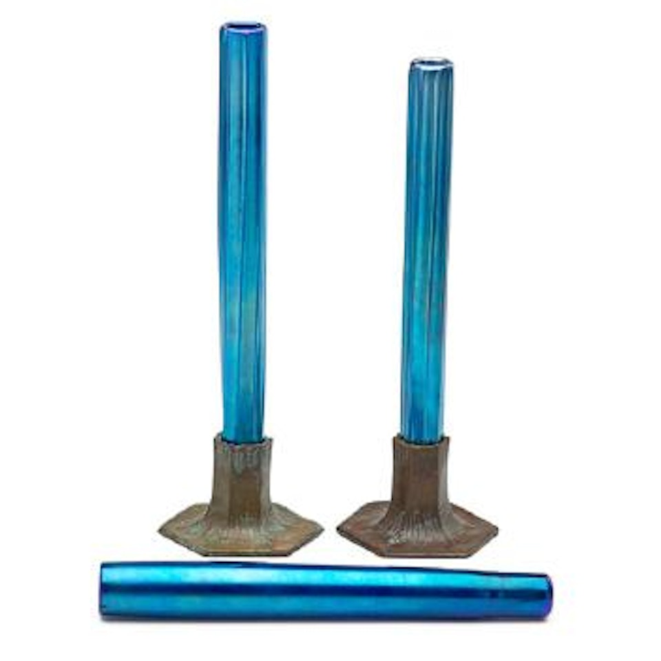 Bud vases by Tiffany Studios