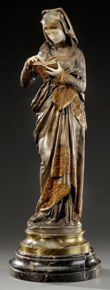 La liseuse by Albert-Ernest Carrier-Belleuse