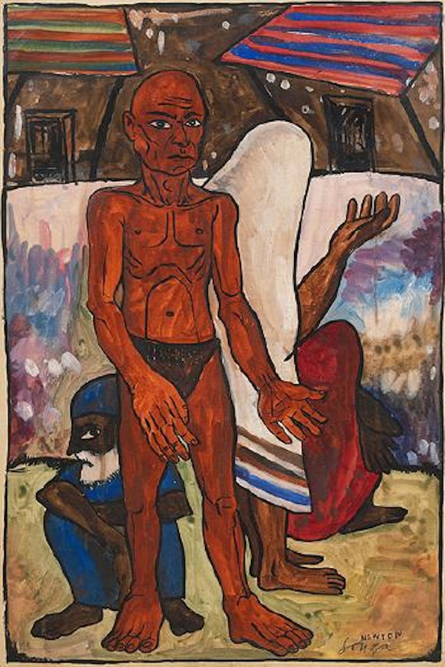 Beggars in Bombay by Francis Newton Souza