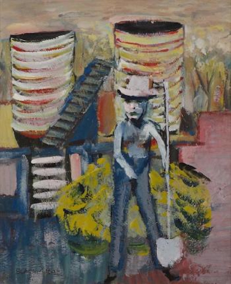 The farmer by Charles Blackman