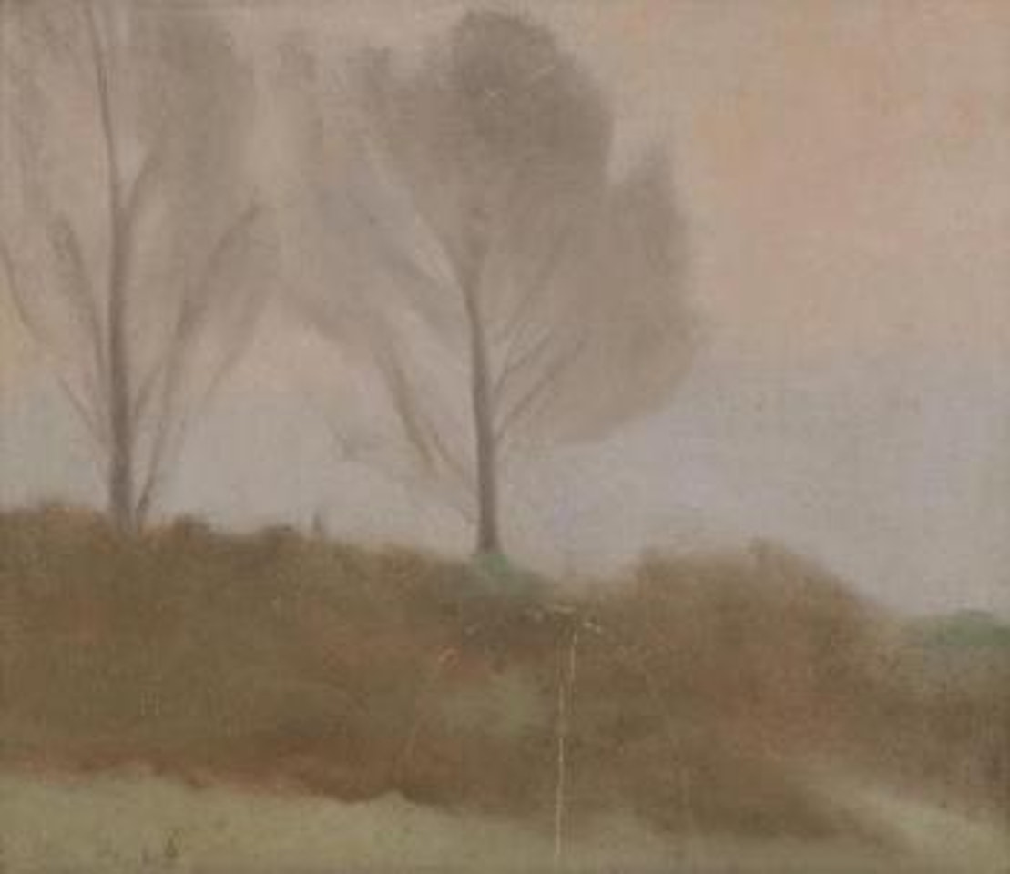 The two trees, near Beaumaris by Clarice Beckett