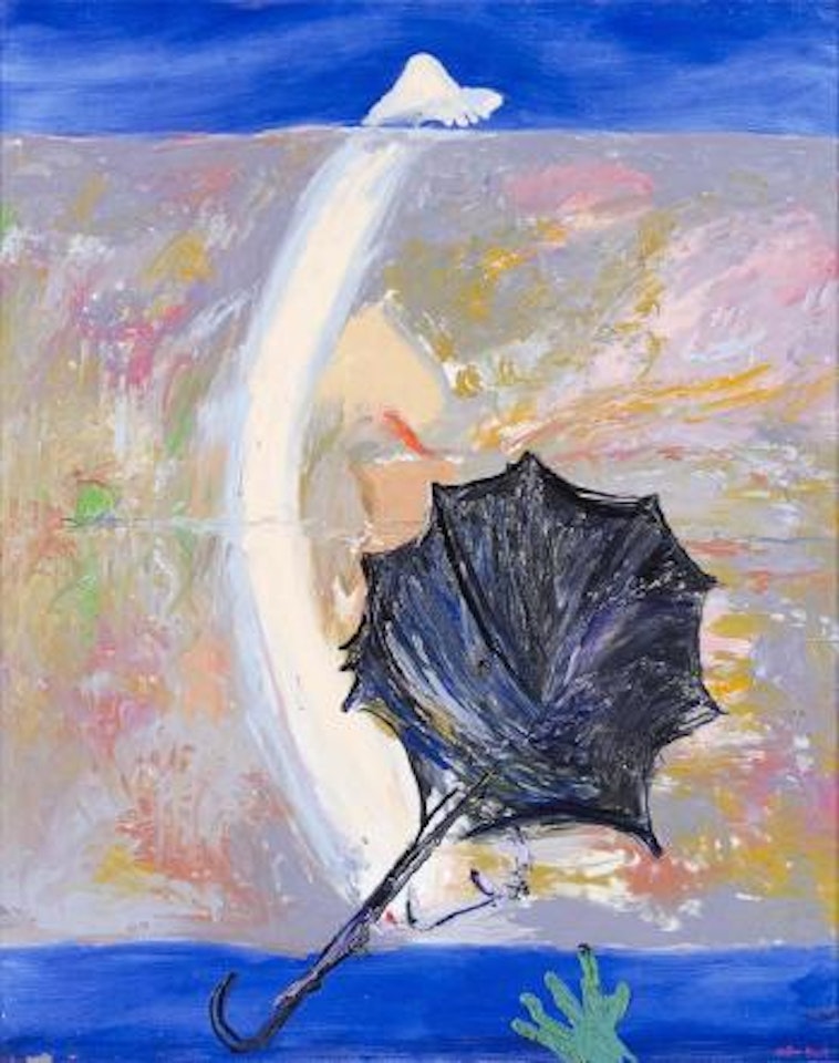 Orpheus with black umbrella - Shoalhaven by Arthur Merric Bloomfield Boyd